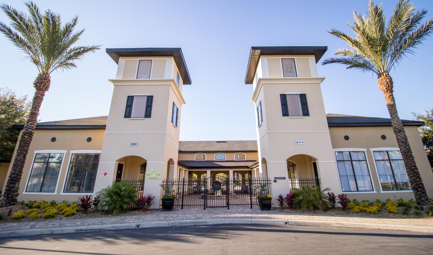 Park Lane Apartments gated entrance