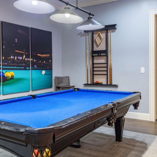 Take advantage of all Park Lane Apartments has to offer game room with billiards table